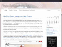 Tablet Screenshot of imageenlargement.com